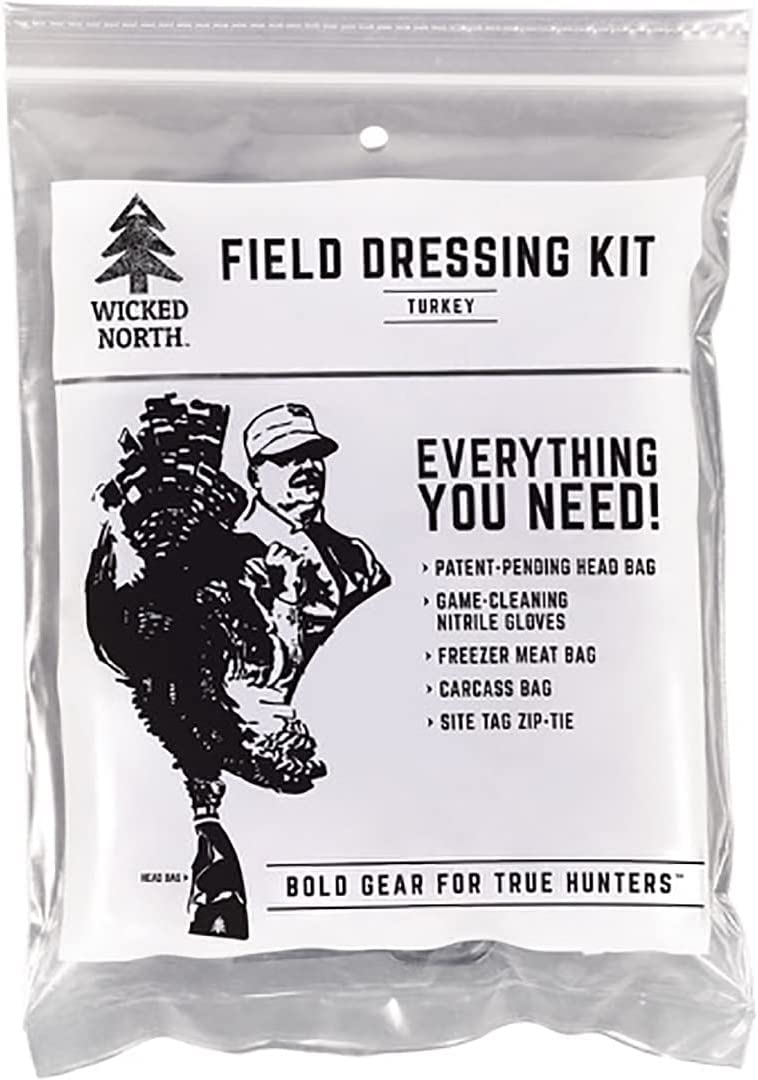 Wicked North Gear Turkey Field Dressing Kit White KTF0-0002 Wicked North Gear Turkey Field Dressing Kit White KTF0-0002