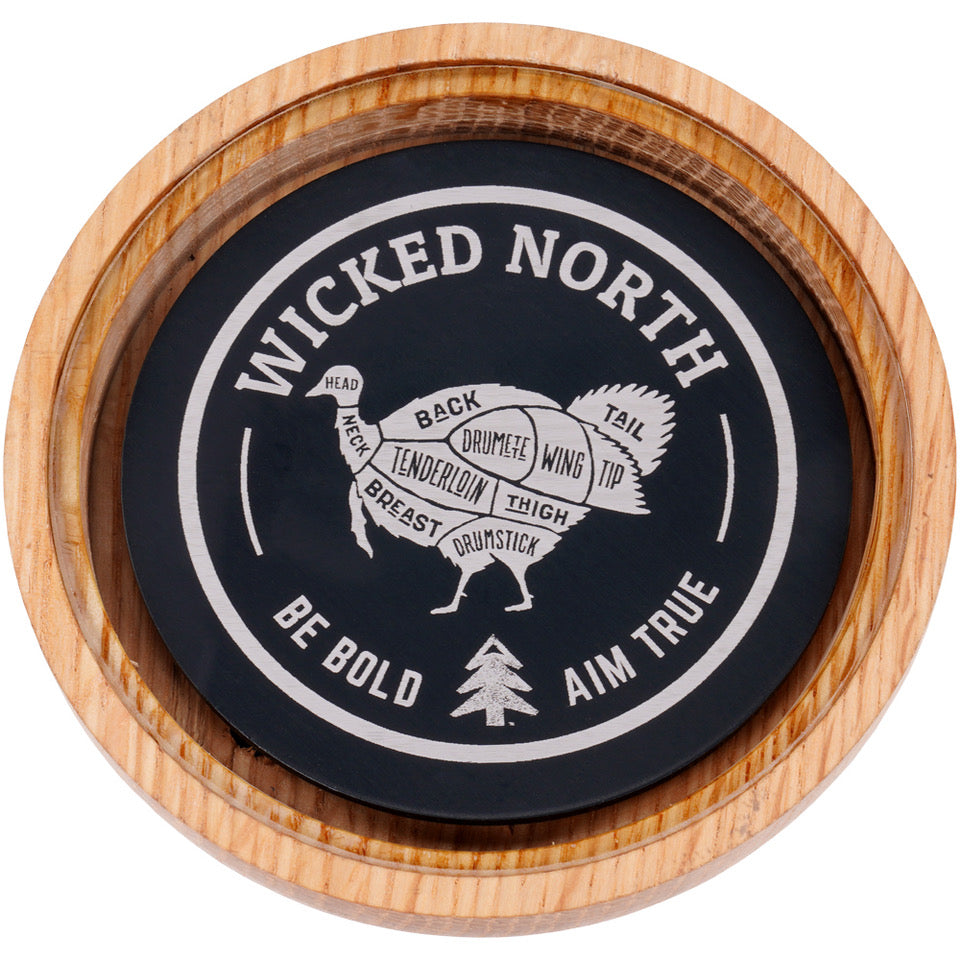 Wicked North x Bourbon Barrel Crystal Turkey Call