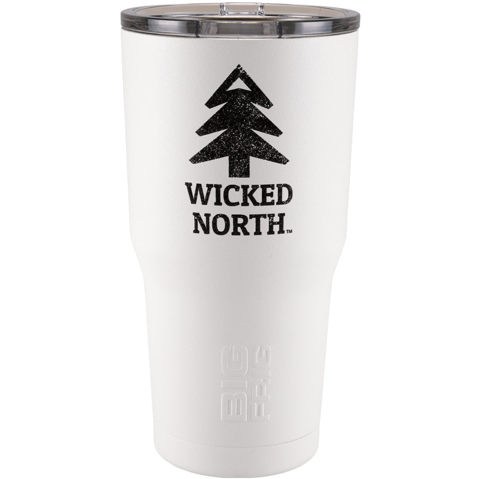 Wicked North™ // Big Frig White 20 oz. Tumbler