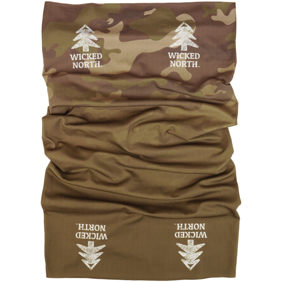 Wicked Camo Neck Gaiter Face Covering