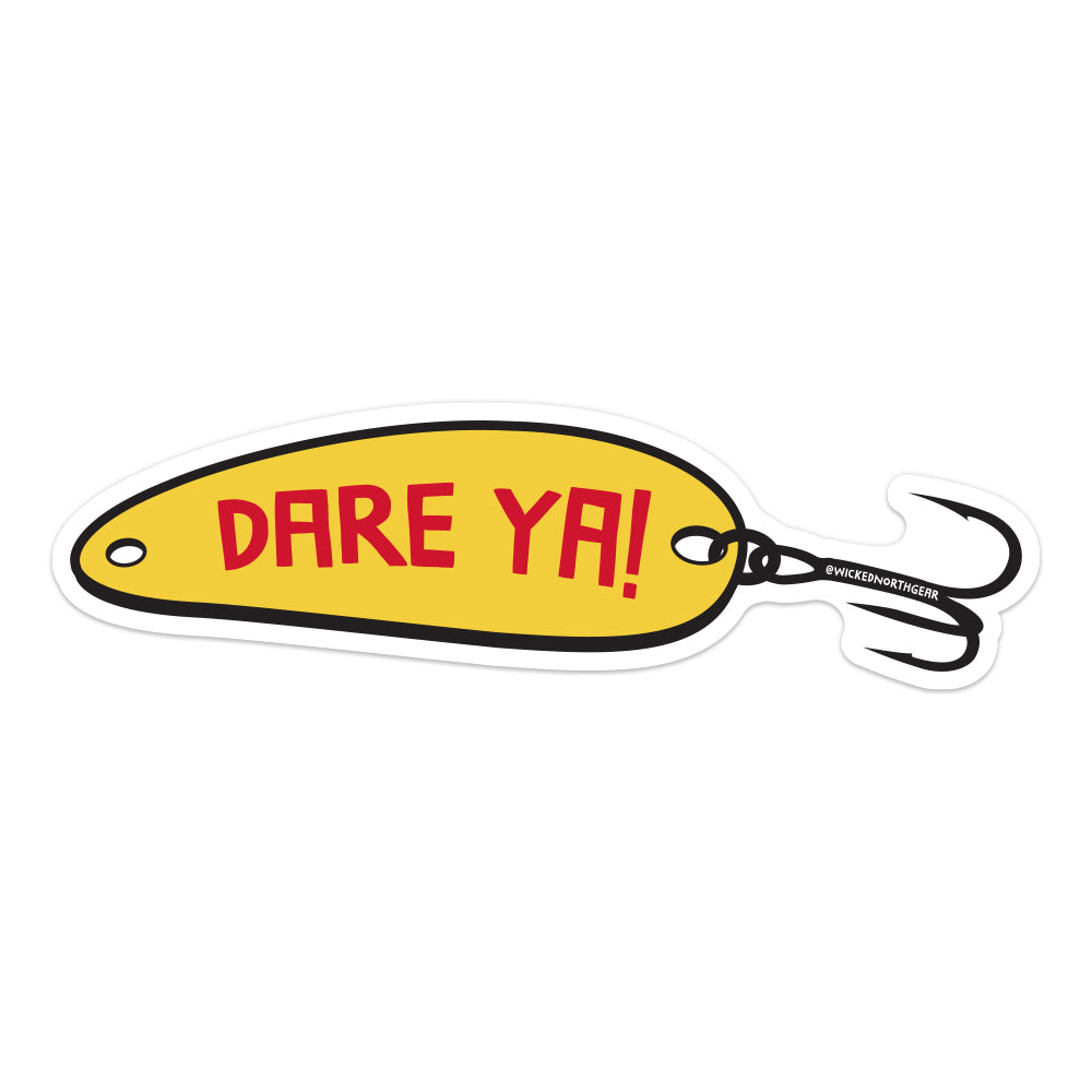 'Dare Ya!' Spoon Sticker