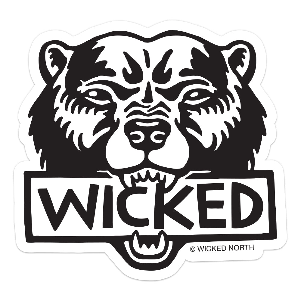 Wicked Bear Sticker
