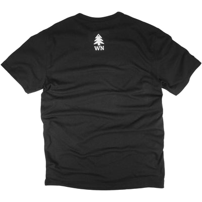 Bass Chasin' Tree Black Short Sleeve T-shirt